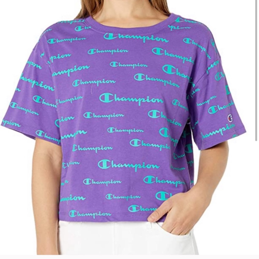NWT Champion Cropped Tee Sz XS